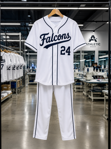 Ensemble d'uniformes de baseball personnalisés pour hommes, femmes et jeunes, maillot et pantalon de baseball sublimés, tenue d'équipe professionnelle pour l'entraînement - Product Image 5