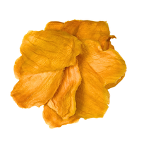 Collation de mangue séchée OEM, procédé AD, culture sans OGM, sans sucre, longue durée de conservation, pour végétaliens et restauration aérienne
