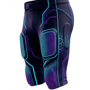 Uniforme de Fútbol Americano Profesional Personalizado con Diseño Sublimado, Bolsillos Integrados y Acolchado - Product Image 4