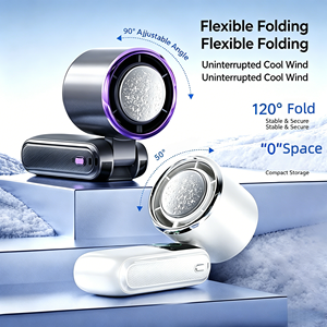 Ventilador portátil recargable con pantalla digital y modo de enfriamiento turbo para uso doméstico - Product Image 5