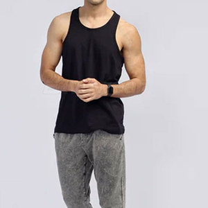Camiseta sin mangas de punto personalizada para hombre - Ropa deportiva y casual, transpirable, de secado rápido, ecológica, hecha en Pakistán - Product Image 2