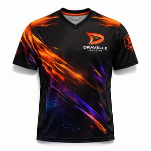 เสื้อกีฬาอีสปอร์ตแบบกำหนดเองราคาถูก คุณภาพพรีเมียม ระบายอากาศได้ดี แห้งเร็ว เป็นมิตรกับสิ่งแวดล้อม สำหรับทุกเพศ พิมพ์ลายด้วยความร้อนบนผ้าโพลีเอสเตอร์ตาข่าย - Product Image 2