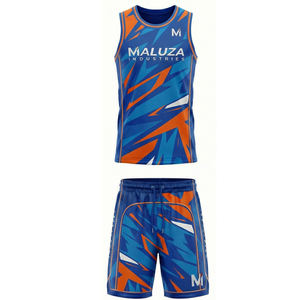 Conjunto de Uniforme de Baloncesto de Verano Transpirable de Primera Calidad, Talla Grande, Jersey y Pantalones Cortos Personalizados para Equipo, Venta al Por Mayor - Product Image 1