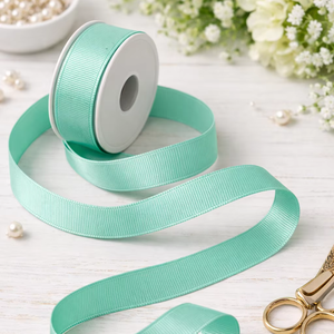 Cinta de Grosgrain de 12 mm Resistente a la Contracción, 100% Poliéster, Adorno Decorativo Duradero para Prendas, Envoltura de Regalos, Manualidades y Embalaje - Product Image 1