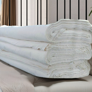 Tela Gris de Algodón 100% de Primera Calidad, Ligera, Transpirable, Estilo Natural, para Uso en Prendas de Hogar, Rentable, para Exportación - Product Image 1