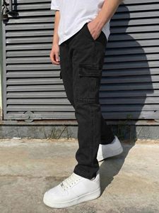 Cheap Rate Men's High Street 6 <b>Pockets</b> Cargo Denim Jean Pants Plus Size Men's Denim Jeans Washed Custom Logos OEM Service Casual - Product Image 6