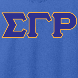 Camiseta Bordada con las 3 Letras Griegas de Sigma Gamma Rho para Mujer, Camiseta Personalizada de Hermandad Griega, Ropa Casual Universitaria, Moda al por Mayor - Product Image 5