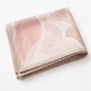 Elegant Fashion Style Women Head <b>Scarves</b> <b>Square</b> <b>Silk</b> Soft Feel Breathable Modern Outfits Daily Wear - Product Image 2