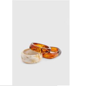 ชุดกำไลเรซิ่นสีสันสดใส ทำมือ เป็นมิตรกับสิ่งแวดล้อม ปรับแต่งได้ รุ่น LOVE  สามารถจับคู่และเลือกแบบได้ไม่จำกัด  ตัวเลือกการแต่งตัวหลากหลาย เครื่องประดับสำหรับผู้หญิง - Product Image 1