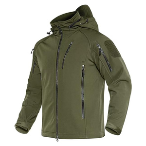 Veste Softshell imperméable pour l'extérieur, veste de randonnée résistante à la pluie, vêtements tactiques pour le camping et la pêche, unisexe - Product Image 1