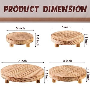 Wholesale Handcrafted Sheesham Wood 3-Tier Cake Stand - Elegant Display - Product Image 3