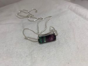 <b>Rainbow</b> Necklace Gradient Colored square Cubic Zirconia Necklace Stainless Necklace Gemstone Handmade Jewelry <b>Top</b> Quality - Product Image 6
