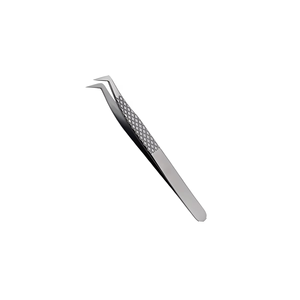 Juego de Pinzas Profesionales de Acero Inoxidable para Extensión de Pestañas con Puntas Anguladas de Precisión y Agarre Antideslizante para Artistas de Pestañas de Salón - Product Image 6