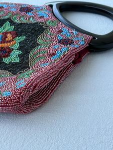 Bolso de Mano Vintage con Cuentas Florales TIMELESS CRAFT, Bordado, Forma Personalizada, Elegante Bolso de Diseño Artesanal para Boda - Product Image 3