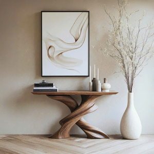 Mesa Consola Estrecha de Madera de Saman Natural, Hecha a Mano, Ecológica y Duradera, Decoración para el Hogar, Hecha en Vietnam, Marca Luxali - Product Image 2