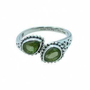 Bague fine en péridot, poids 3,7 grammes - Product Image 2