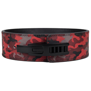 Cinturón de levantamiento de pesas de cuero camuflado ajustable de 13 mm, cinturón de levantamiento de pesas de cuero con soporte lumbar - Product Image 2