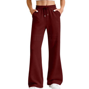 Pantalones acampanados transpirables para mujer al por mayor con MOQ bajo, diseño personalizado, últimas tendencias en pantalones acampanados para mujer para venta en línea - Product Image 1