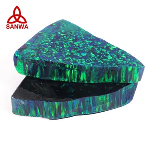 <span class=keywords><strong>2025</strong></span> mới op520 màu xanh đậm thạch pha lê Nhật Bản Đá Opal thô khối thiết kế riêng cho mặt dây chuyền vòng tay vòng cổ bông tai - Product Image 1