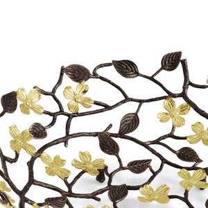 Bol à fruits en aluminium, centre de table moderne, luxe décoratif, or, écologique, durable, 2026 Saleem International - Product Image 2