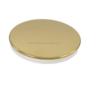 Top Quality <b>Sets</b> of 4 <b>Holder</b> <b>with</b> Lining Brass <b>Coaster</b> <b>With</b> Silver Finished Handmade Tableware <b>Coasters</b> & Sublimation <b>Coaster</b> - Product Image 3