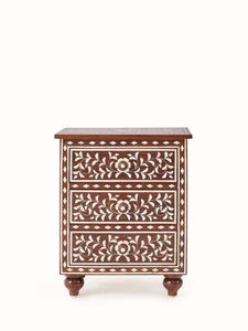 Decorative Bone Inlay <b>Stool</b> Handmade Pattern Premium Mosaic Furniture Modern Art Antique Luxury Living Room Storage <b>Bar</b> Mitzvah - Product Image 6