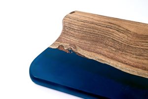 Top-Grade Resin Wooden Chopping <b>Board</b> Sturdy Design for Smooth Cutting of Meat Vegetables & Fruits Long-Lasting Kitchen <b>Tool</b> - Product Image 2