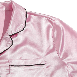 Conjunto de Pijamas de Seda para Mujer, Tallas Grandes, Invierno, Personalizable al por Mayor, 100% Algodón, Transpirable, Secado Rápido, con Opción de Logotipo Frontal - Product Image 3