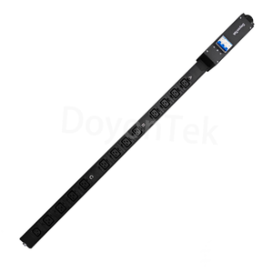 DoyonTek PDU แบบติดตั้งบนแร็ค 3 เฟส 415V 80A ความหนาแน่นสูง พร้อมระบบวัดค่าอัจฉริยะ, 12 ช่องเสียบ C19 & C39, สำหรับศูนย์ประมวลผล AI GPU - Product Image 4