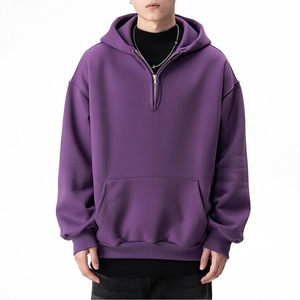 เสื้อฮู้ดดี้ผ้าฝ้ายทรงลำลองแบบสวมใส่สบาย พิมพ์ลายตามสั่ง ผลิตแบบ OEM สไตล์สตรีทแวร์ สำหรับขายส่ง - Product Image 5
