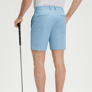 Shorts de golf décontractés pour hommes, taille élastique, logo personnalisé, séchage rapide, respirant, anti-humidité, entraînement, couleur unie, shorts de golf pour hommes - Product Image 2