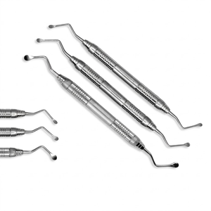 Ensemble de 3 instruments de restauration dentaire en composite avec manche en silicone pour une pose précise - Product Image 1