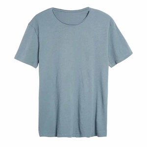 T-shirts en tricot à manches courtes pour hommes, col rond, coupe ajustée, extensibles, décontractés, basiques, en tricot, séchage rapide, pour hommes - Product Image 1