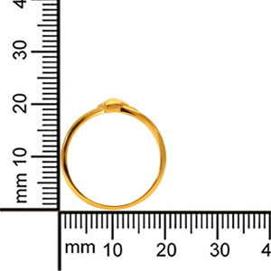 Elegante Anillo de Corazones Entrelazados Dorado para Mujer, Diseño Único Inspirado en el Amor Romántico, Joyería de Lujo - Product Image 5