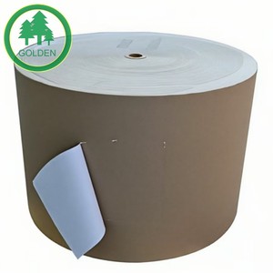 Papier Kraft couché CKB de qualité alimentaire, blanc, pour emballage de cartons pliables, rouleau jumbo, fourni par l'usine - Product Image 2