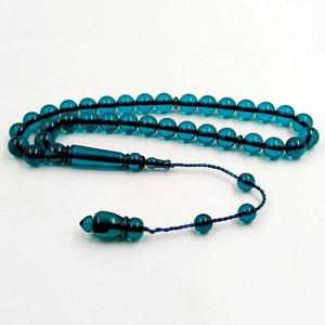 Handmade Resin <b>Islamic</b> Prayer Beads Necklace Amber Tone Rosary Bracelet Casting Traditional Decorative Religious <b>Gift</b> - Product Image 6