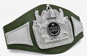 Customized Premium Leather Breathable MMA Boxing Championship <b>Belt</b> Dual Tone Plated Heavyweight Title League - Product Image 2