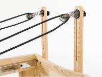 Nuevo Lanzamiento 2026: Máquina de Pilates Reformer de Madera de Roble Beige Premium para Entrenamiento de Equilibrio, Plegable, para el Hogar, MOQ del Fabricante