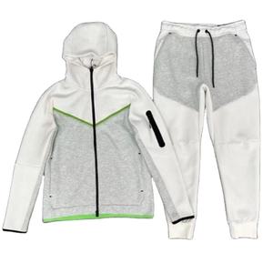 Survêtement Homme Luxe 100% Coton Technique Molletonné avec Logo – Joggers Respirants et Épais pour Activités de Plein Air 2026 - Product Image 2