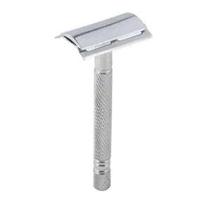 Maquinilla de afeitar de doble filo con cuchillas de acero inoxidable, fabricada profesionalmente de alta calidad. - Product Image 6