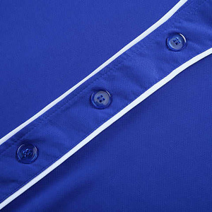 Maillot de baseball personnalisé 100% polyester respirant léger col rond impression par transfert thermique séchage rapide sans manches tenue d'équipe - Product Image 5