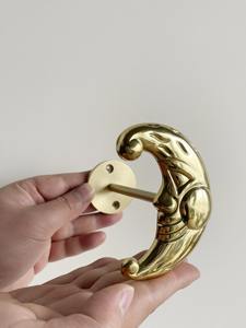 Ganchos de pared pequeños con forma de luna, ideales para habitaciones infantiles, también se pueden usar como joyas y accesorios diarios, de la India. - Product Image 5