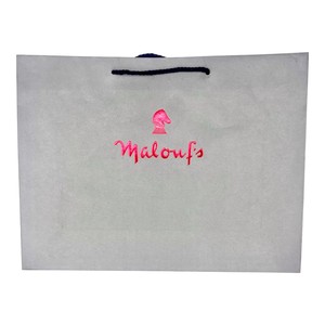 Bolsa de Papel Reciclable Personalizada con Recubrimiento Gris, BAG1, Asa de Longitud de Mano, Impresión Offset para Promoción de Exhibición en Supermercados - Product Image 6