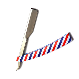 Navaja de Afeitar Profesional Plegable de Acero Inoxidable para Barberos, Herramienta de Afeitado para Hombres, Cuchilla Única, Navajas Rectas con Logotipo Personalizado para Barba - Product Image 6