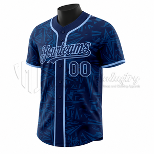 Camiseta de Béisbol con Camuflaje Digital Personalizado, Uniforme de Equipo de Alto Rendimiento, Camiseta de Béisbol Sublimada que Absorbe la Humedad - Product Image 3