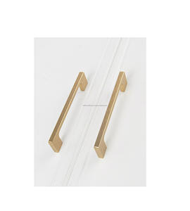 Poignée de traction en métal au profil incurvé, élégante, adaptée au décor élégant des meubles, des armoires et des tiroirs - Product Image 5