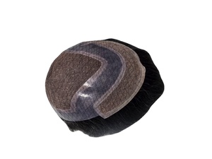 Lace Front <b>Wig</b> 100% Human Hair Deep Wave Body Wave Toupee <b>Men</b> Taz Hair for Lace Yaki Dyed Remy Hair Single Weft Prosthesis - Product Image 4