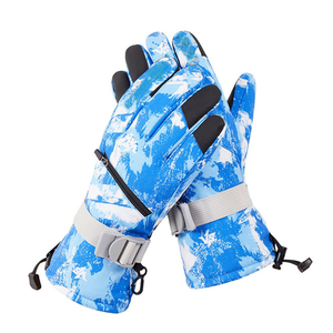 Gants de ski en gros avec construction coupe-vent, confort thermique et doigts tactiles pour les détaillants de sports d'hiver - Product Image 4