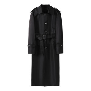 Manteau long pour homme personnalisé, manteau d'hiver moderne, vêtements décontractés élégants, vêtements de mode, fabrication OEM ODM, vente en gros, mélange de laine, chaud pour l'hiver - Product Image 5