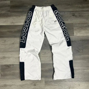 Pantalones Deportivos con Paneles de Color y Gráficos para Hombre, Cintura Elástica, Corte Holgado, Ligeros, Resistentes al Viento, con Letras Laterales, Estilo Urbano, Pedido al por Mayor - Product Image 4